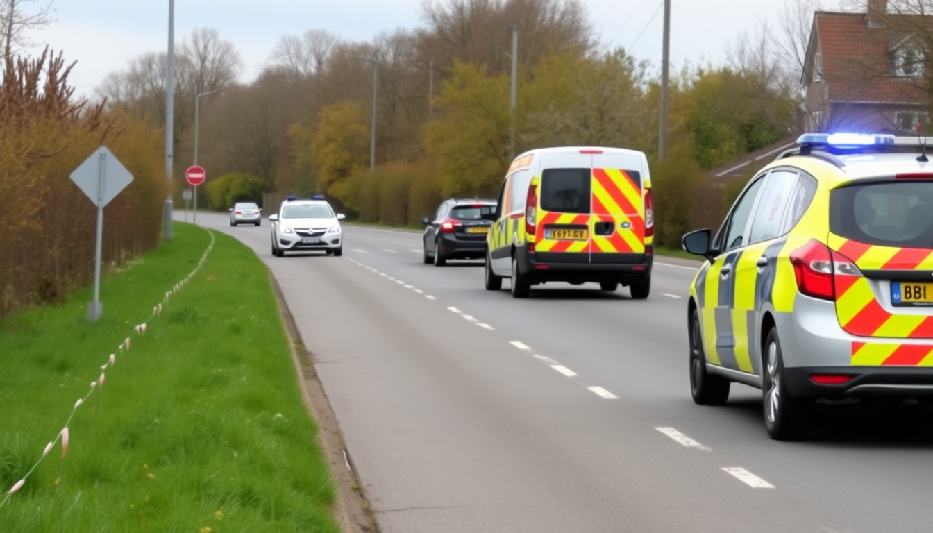 Carambolage entre quatre voitures à Aubigny sur la RD 939, le premier impliqué a pris la fuite