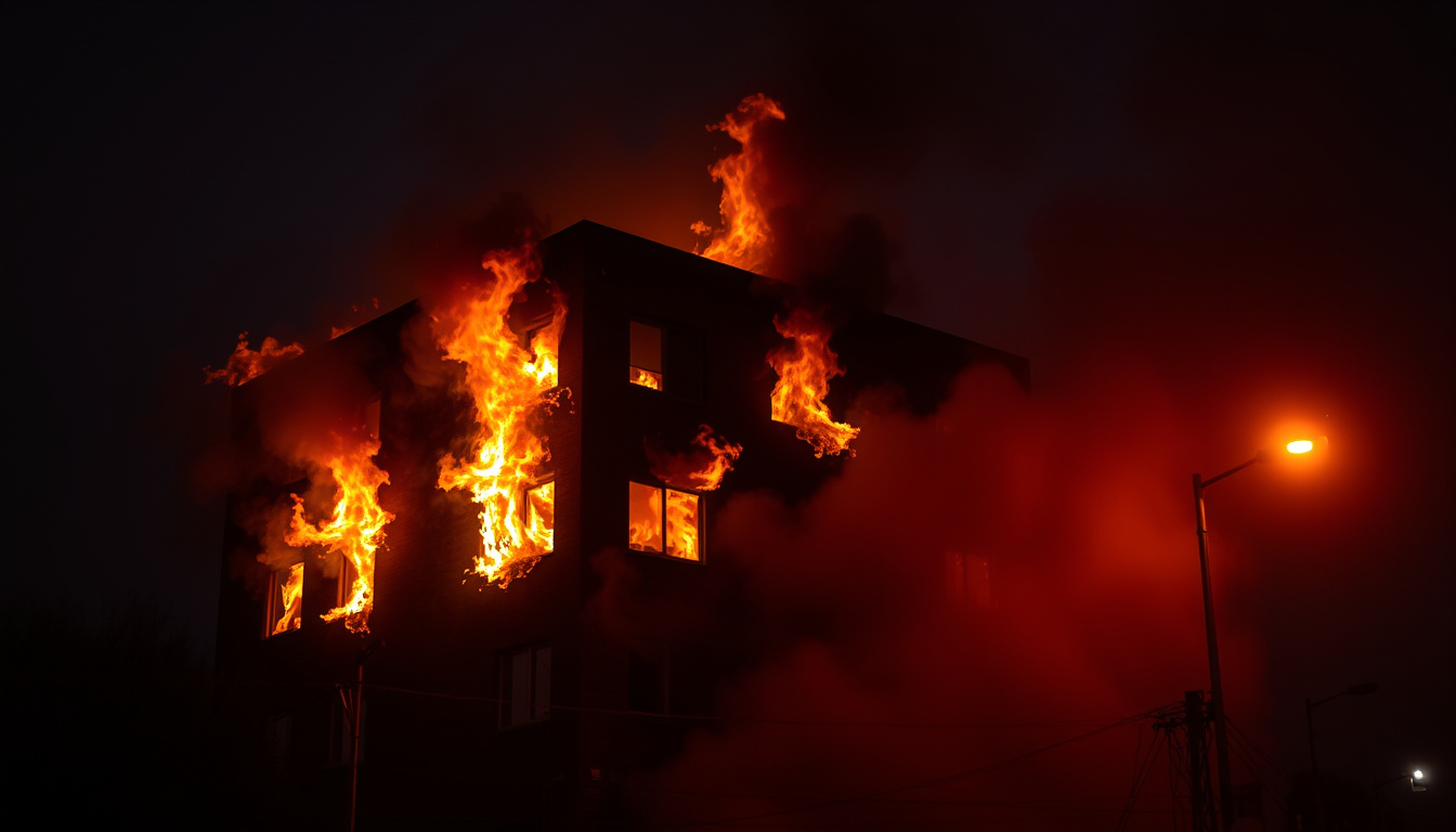 Incendie criminel dans une tour HLM de Lille : un enfant de 5 ans périt dans les flammes, la piste raciste privilégiée par les enquêteurs