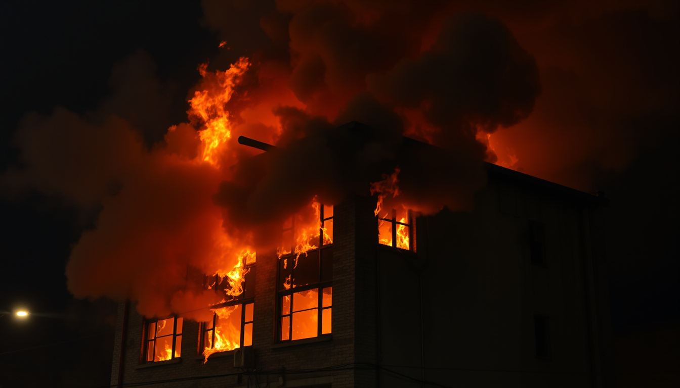 Le beau geste des habitants et commerçants locaux lors de l’incendie d’une usine de déchets en Maine-et-Loire