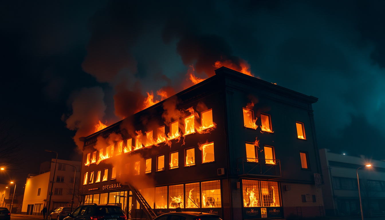 Marseille : un entrepôt du 15ᵉ arrondissement ravagé par un incendie criminel, la piste d'un règlement de comptes dans le milieu du narcotrafic privilégiée par les enquêteurs