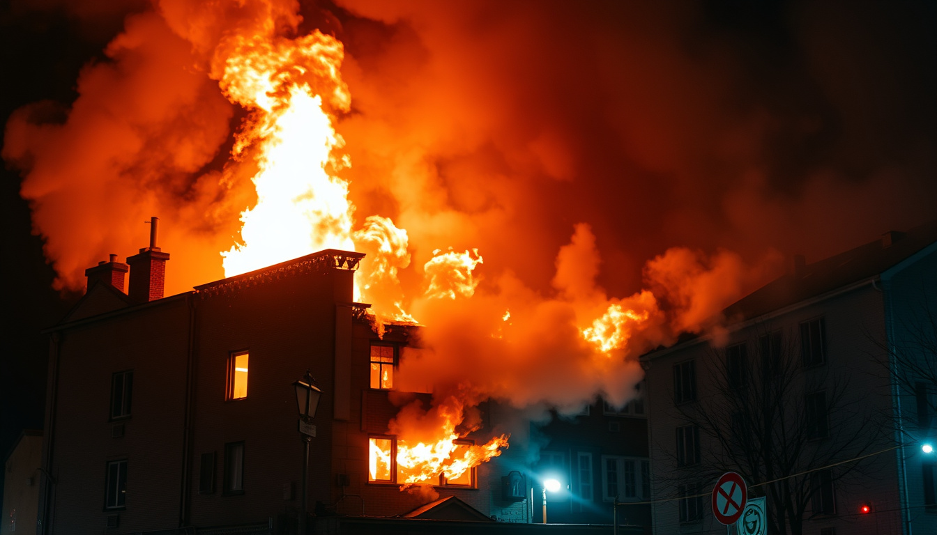 Moselle : un couple périt dans l'incendie de leur maison à L'Hôpital, leurs trois enfants laissés sans parents ni toit