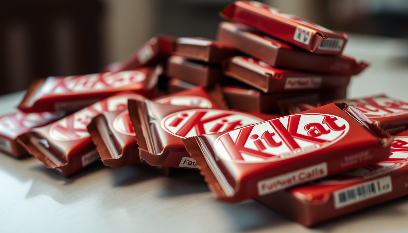 Nestlé victime d'un vol spectaculaire : 413 000 barres KitKat disparaissent en route entre l'Italie et la Pologne